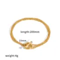 Multi-Layer OT Clasp Rhinestone Chain (TB5303)