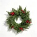 66-Mesh Small Wreath / Cedar Pine Decor Style