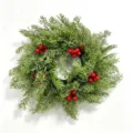 66-Mesh Small Wreath / Dense Red Berry Style