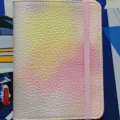 Cubierta Con Páginas de Líneas Verticales / 80 Hojas / M5 Rosa Amarillo Punteado