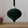 10cm Puntige Diamantbal / Donkergroen
