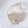 Estilo Solapa con Bolas de Colores / Beige