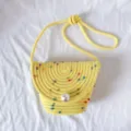 Estilo Solapa con Bolas de Colores / Amarillo