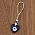3.5CM Heart Style (Glazed) / 3.50cm / Sapphire Blue