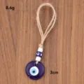 3CM Round Style (Glazed) / 3cm / Sapphire Blue