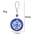 7.6CM Round Style (Resin) / 7.6cm / Sapphire Blue