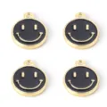 Round Smile Face (D209) / Black