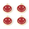 Round Smile Face (D210) / Red