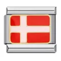 Style Drapeau Danemark (#5) / Pièce Unique