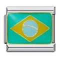 Style Drapeau Brésil (#11) / Pièce Unique