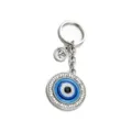 Ronde Schijf Stijl / Ronde Boze Oog Sleutelhanger