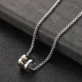Roman Numeral Pendant / Three-color