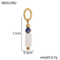 Colgante de Cuenta Moteada Azul (PJ00529B2) / Colgante Solo (Sin Cadena)