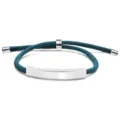 Zilveren Metalen Staaf / Blauw