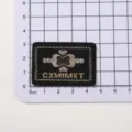 Heart Letter Pattern Label (0902-2) / Black