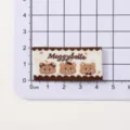 White Background Brown Frame Bear Moggybelle Style (0902-4)
