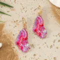 Stile Druzy Rosso Rosa Vintage