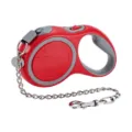 Met Stalen Ketting / 5.3m / Rood