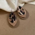 Style Superposé Goutte Métal Léopard