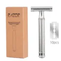 Silver Handle With 10 Blades Style (07T-1) / 10 Pieces
