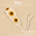 One Size / Long Row Daisy Pattern / Apricot