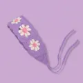 One Size / Long Row Daisy Pattern / Purple