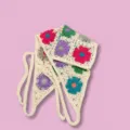 One Size / Colorful Daisy Pattern / Purple