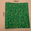 Green Background Reindeer (Roll Bronzing) / 43x500cm
