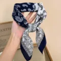 Symmetrische Paisley Blauwe Rand