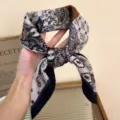 55*55cm / Geel Groen Complex Paisley Bruine Rand