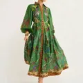 S / Dresses / Groene Print