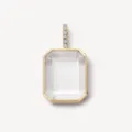 Rectangle Transparent Locket Necklace (O-chain)
