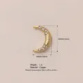 Crescent Moon Pendant Only (Without Chain)