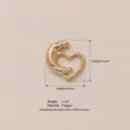 Moon and Heart Pendant Only (Without Chain)