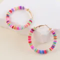 Rainbow Color Hoop Style