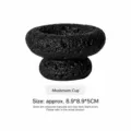 Solo Copa de Seta - Negro / Aprox. 8.9x8.9x5CM