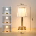 Stile Plicsettato Classico (H4) / Oro (Paralume Plicsettato Bianco)