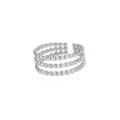 Triple Layer Beaded Silver (JZ6326P)