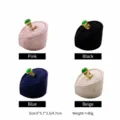 Peach Shape Clip Small Ring Holder (KQC17) / Black