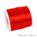 No. 6 Chinese Knot Cord (50m/Roll) / Red