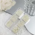 6 Grids Full Round Style / Mixed Sizes (1.5-6mm) / Off White