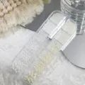 12 Grids Full Round Style / Mixed Sizes (1.5-6mm) / White