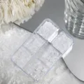 6 Grids Flat Back Style / Mixed Sizes (1.5-6mm) / Pure White