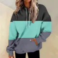 S / Tops / Color Block Γκρι Πράσινο