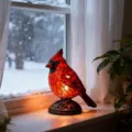 Red Bird Lamp (Small)