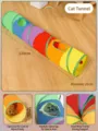 Rainbow Cat Tunnel (Straight) / 120cmx25cm