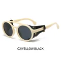 Beige Frame Black Gray Lens