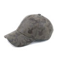 Unisex camouflage baseball cap in olive green and grey print for outdoor sports - Adjustable / Army Green