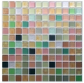 3D colorful mosaic wall sticker with mixed colors and stone texture for bathroom kitchen - YJC0016-Multicolor Stone Texture