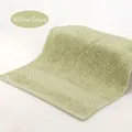 Soft Willow Green cotton towel with honeycomb woven border for home and bathroom - 34x34cm / Willow Green